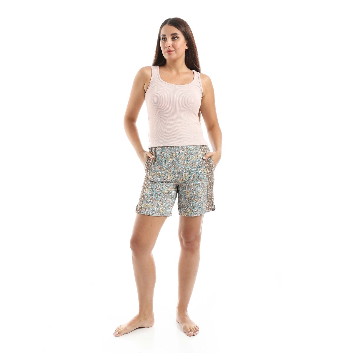 Set Shorts Women's Cotton 100 % Designed