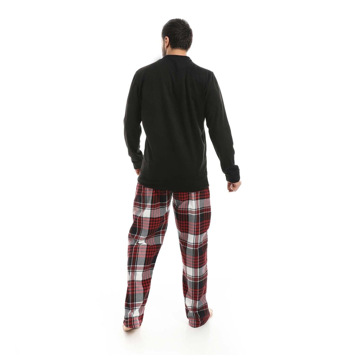 Pajamas Men's Neck Pants
