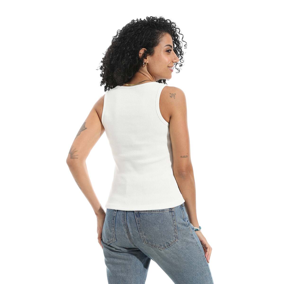 Blouse Women's From Cotton Lycra Without
