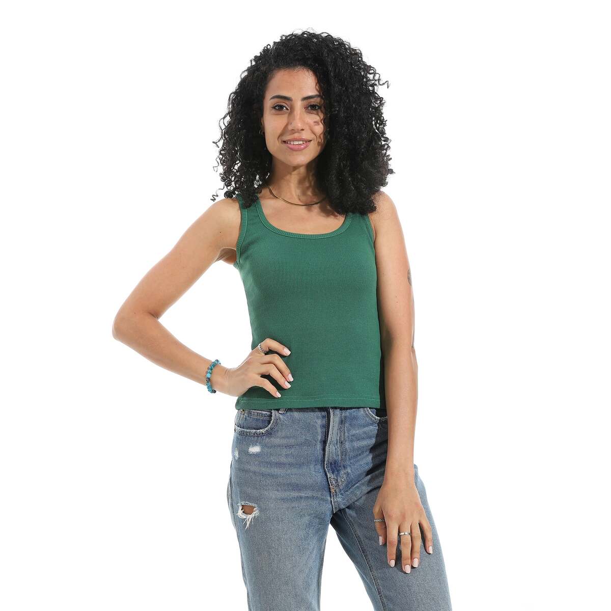 Blouse Women's From Cotton Lycra Without