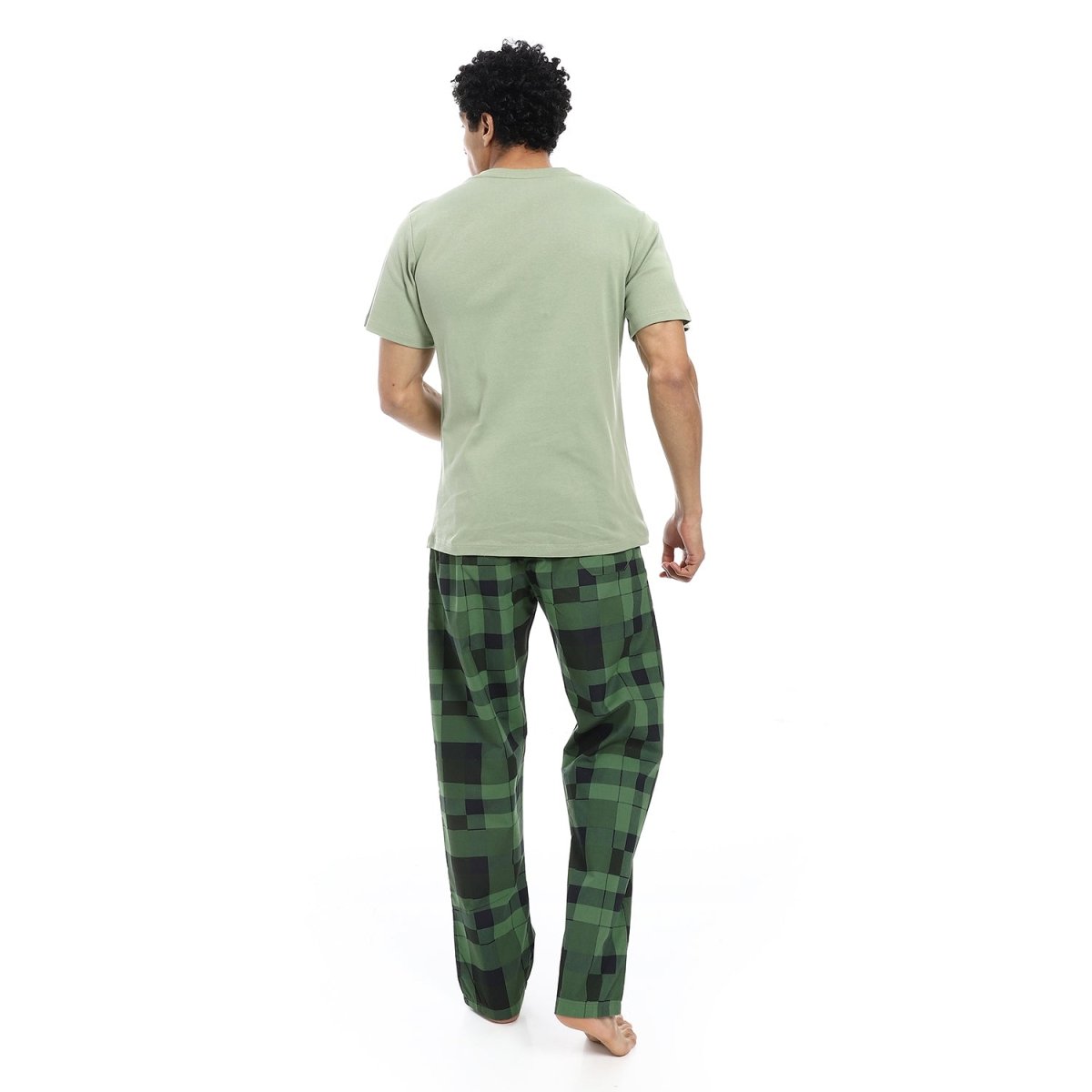 Pajamas Men's Luxury Neck On Shape Letter V 100 Cotton