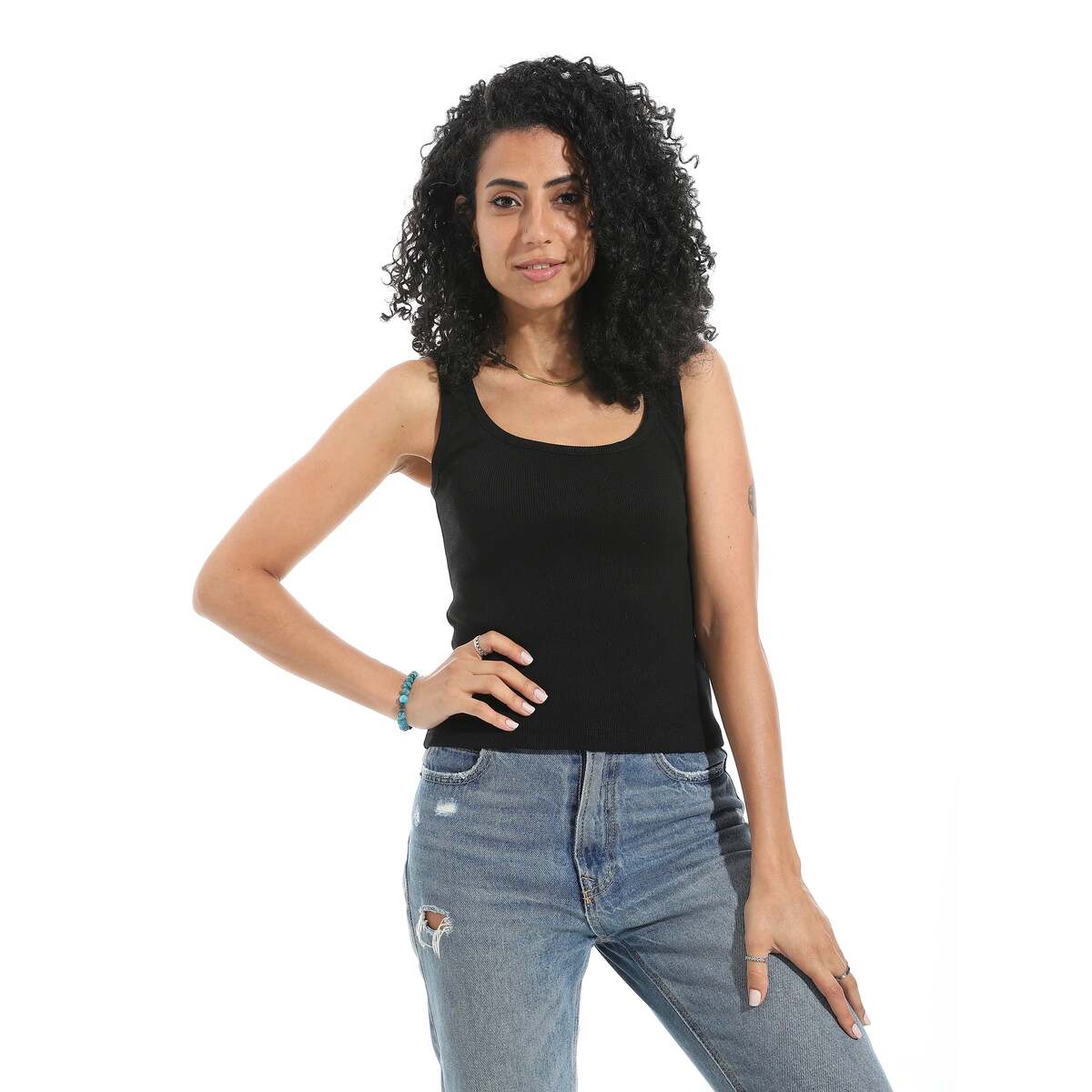 Blouse Women's From Cotton Lycra Without