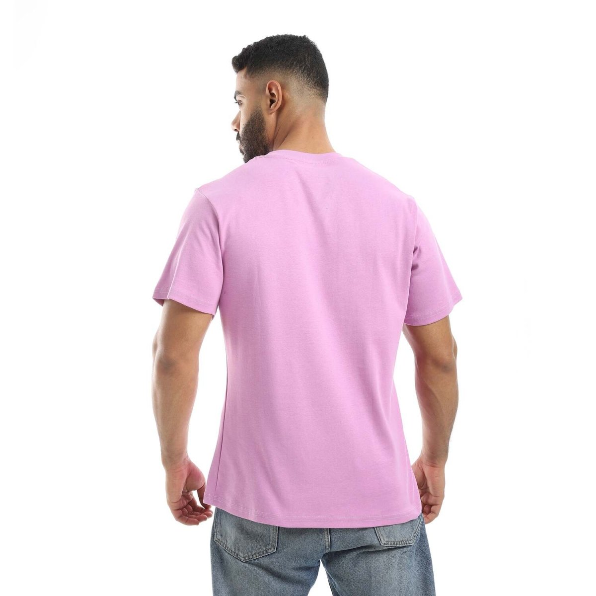 T-Shirt Men's Plain With Sleeves On V