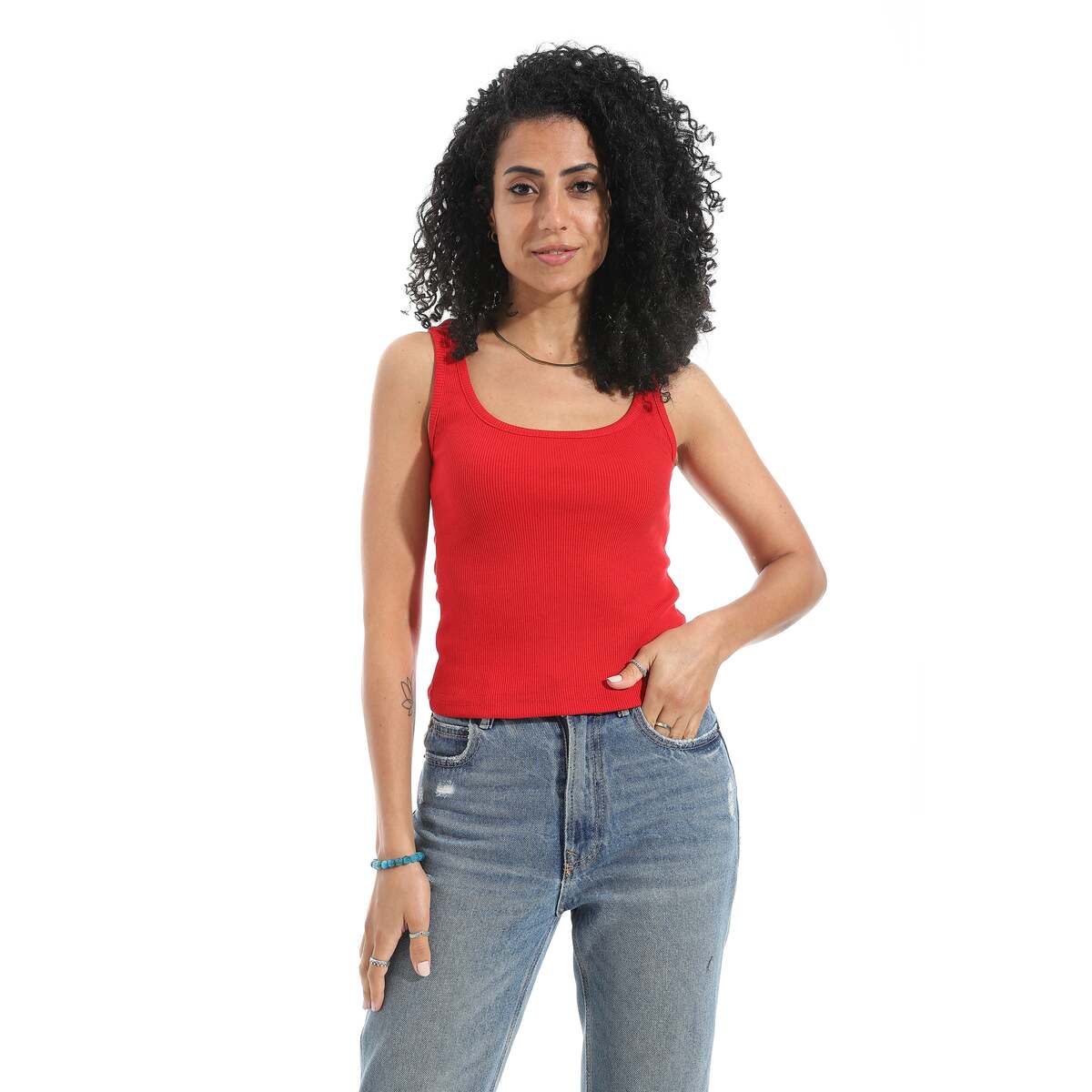 Blouse Women's From Cotton Lycra Without