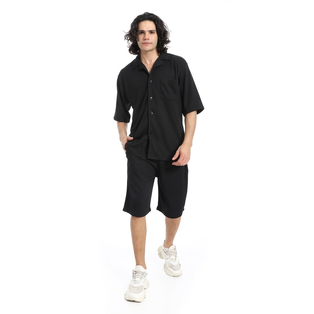 Set Shirt Shorts Patterned