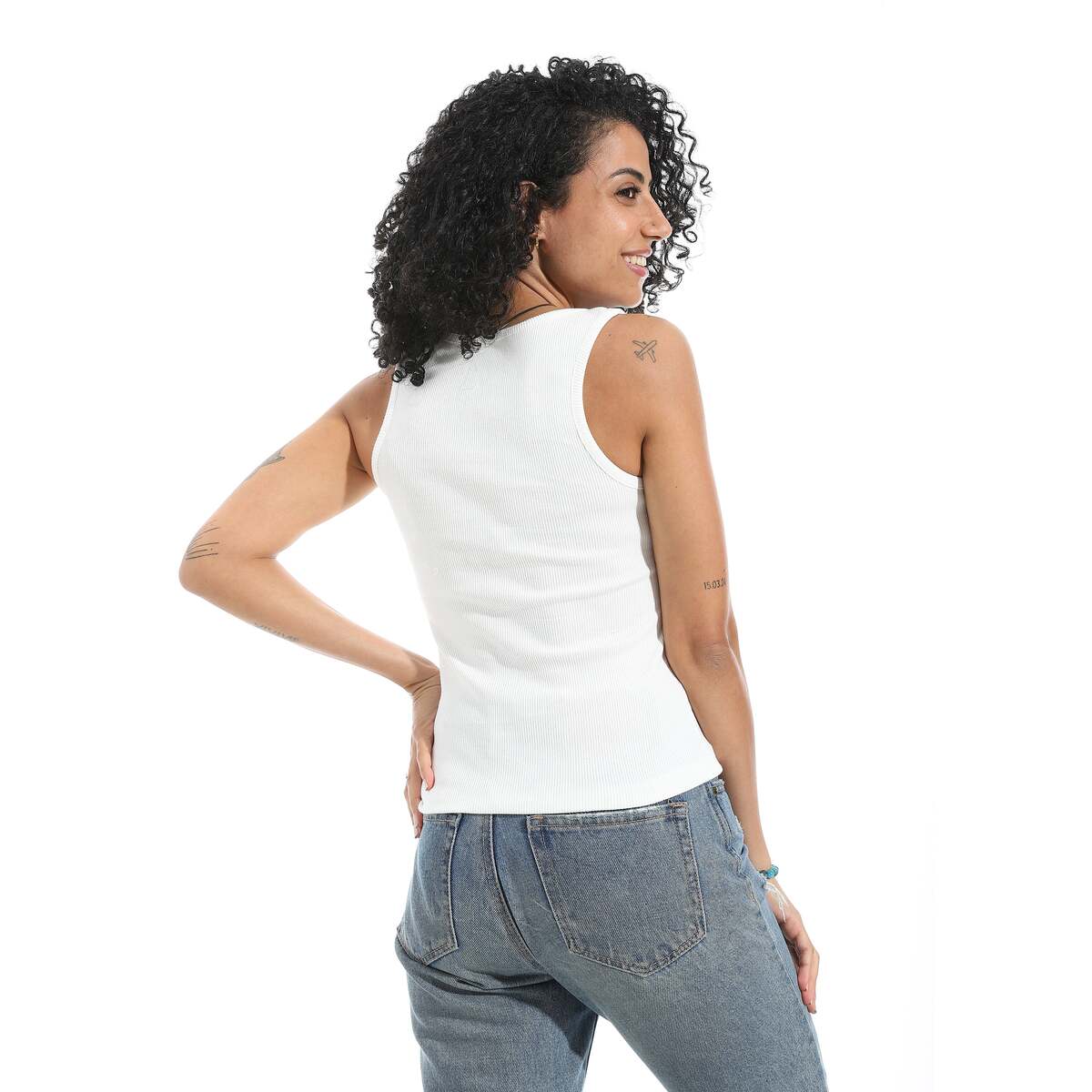 Blouse Women's From Cotton Lycra Without