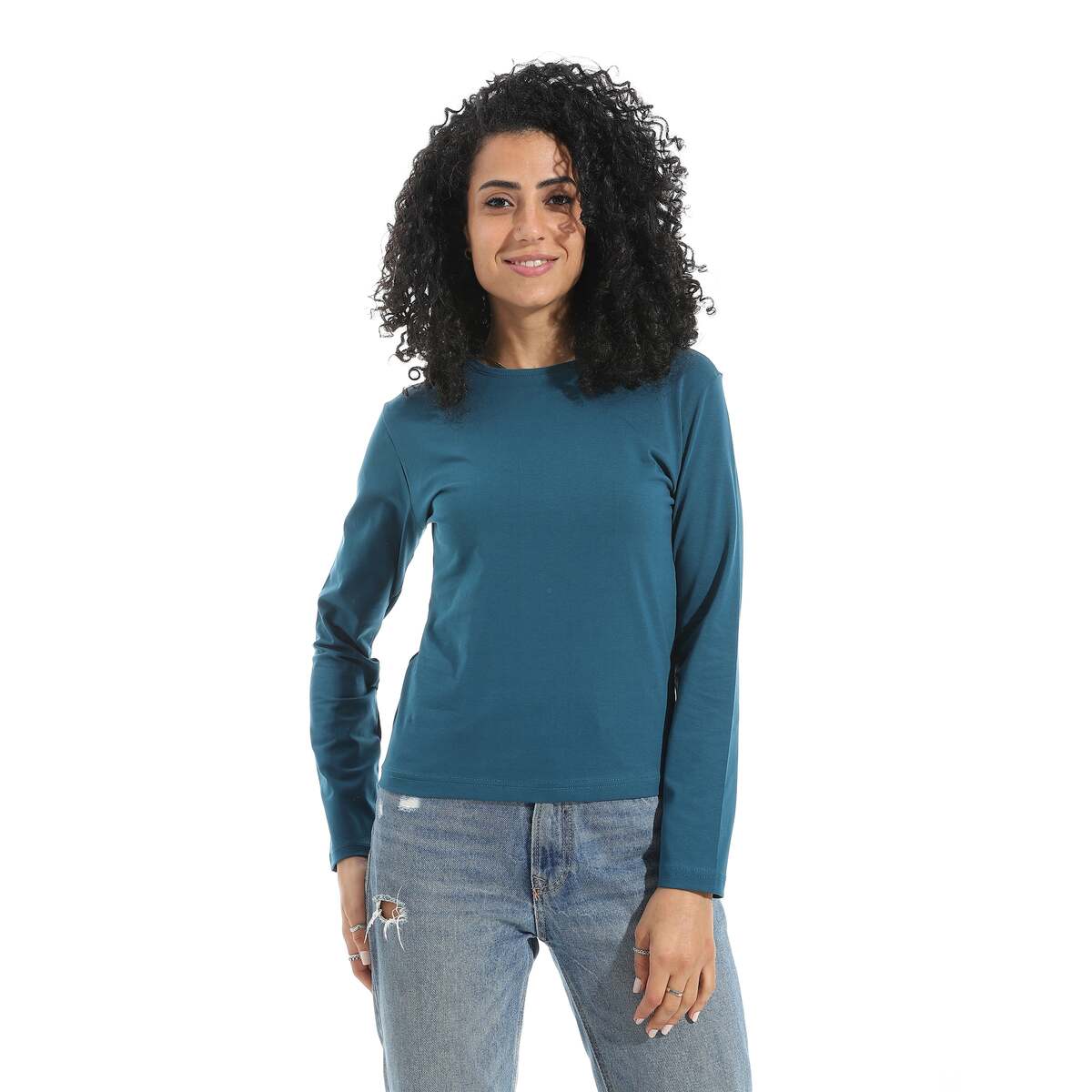 Blouse Women's With Sleeves From Lycra Neck Device Colors