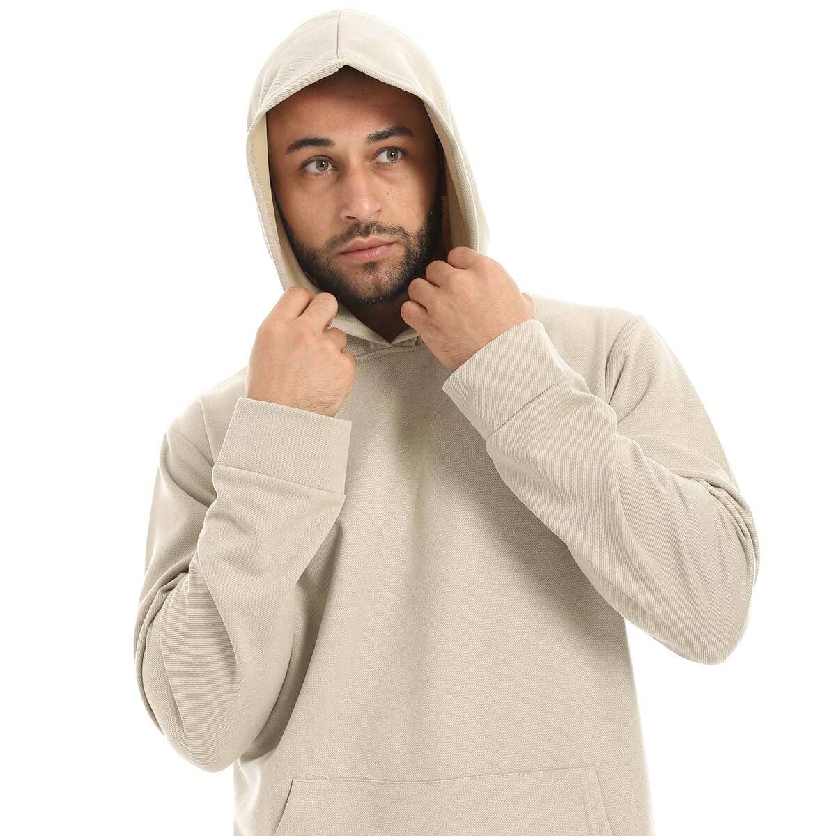 Sweatshirt Shirt Velvet With Cover Head For Men