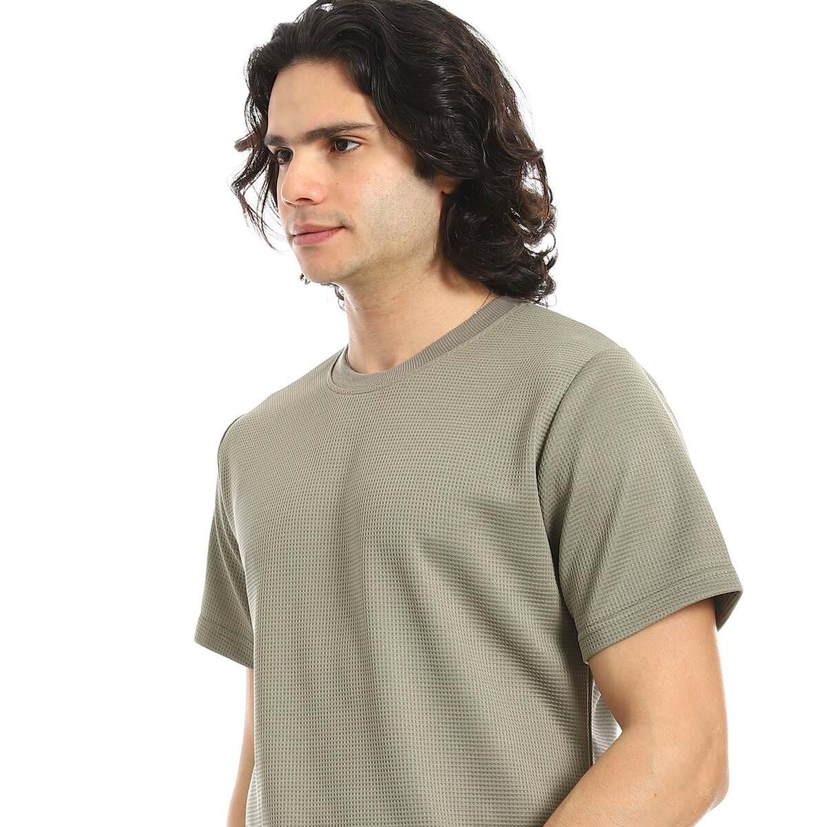 Set T-Shirt Pants With Sleeves Short With Pattern Beige Luxury
