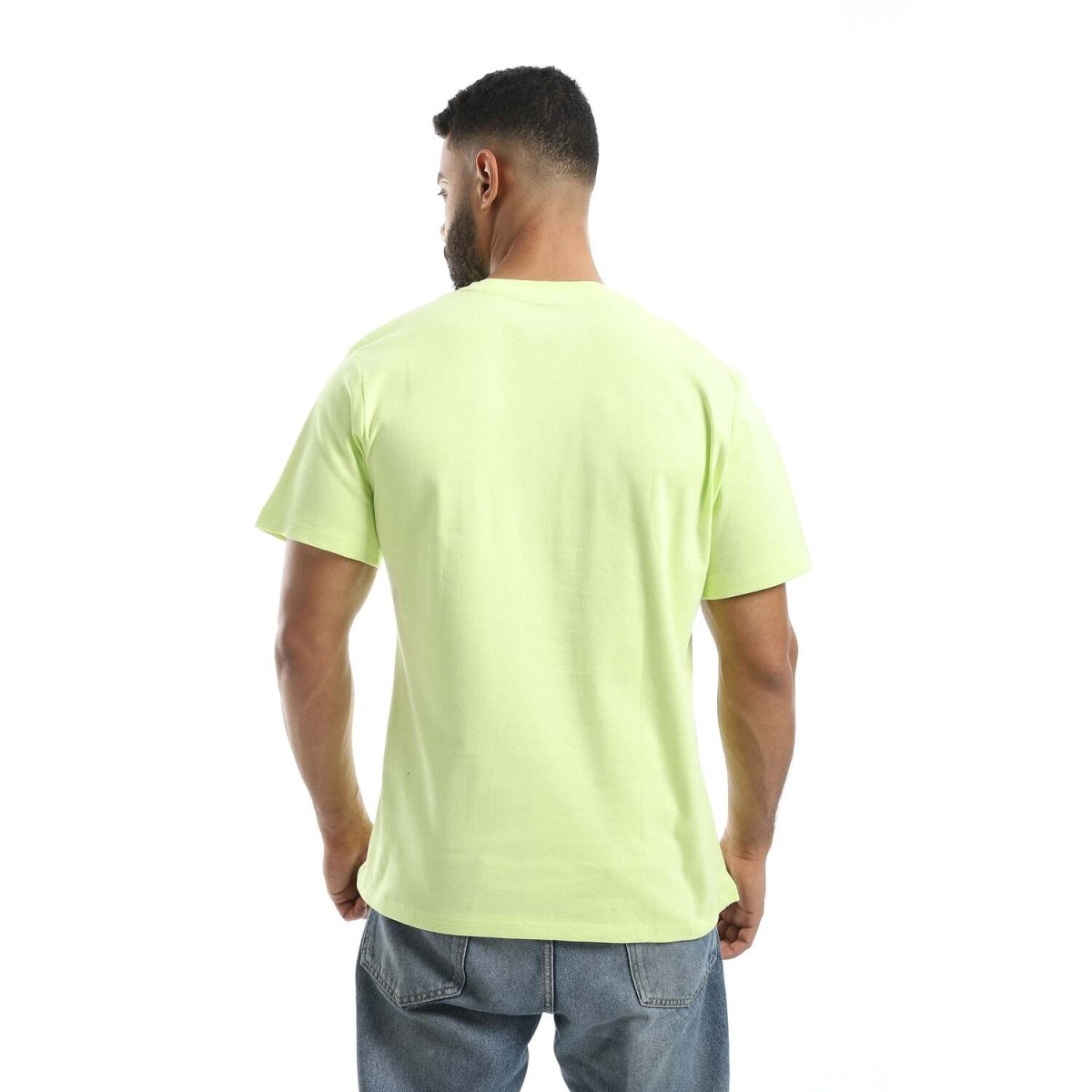 T-Shirt Men's Plain With Sleeves On V