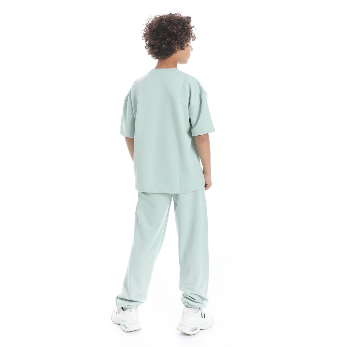 Set Pajamas Kids Summer Special Printed From Front Unisex