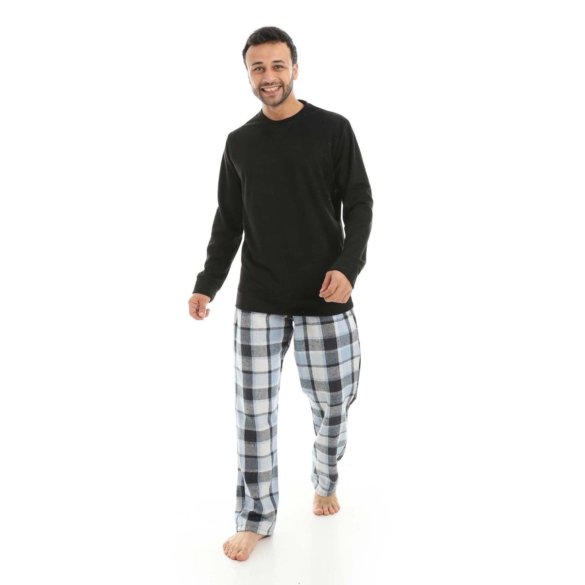 Pajamas Men's Neck Pants