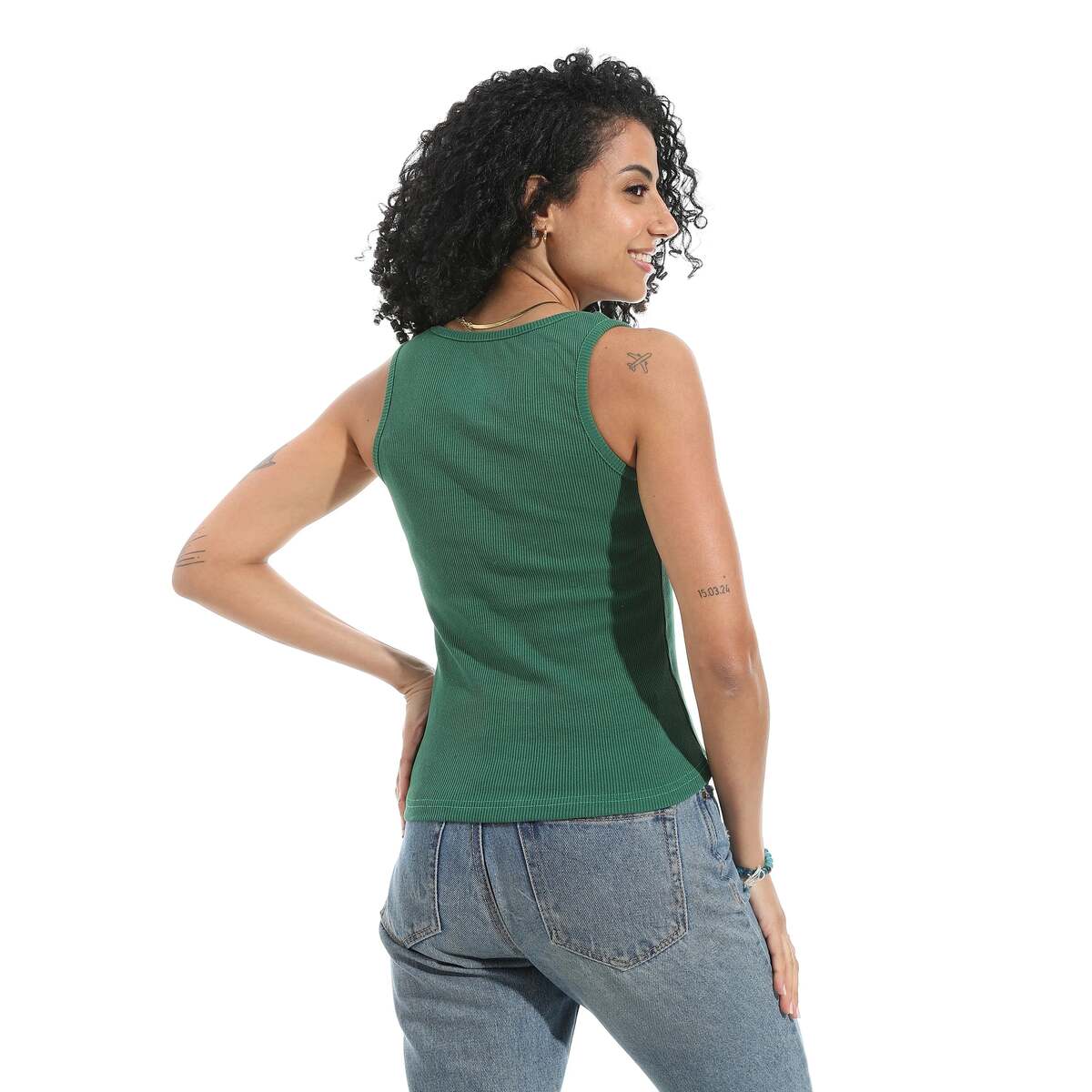 Blouse Women's From Cotton Lycra Without