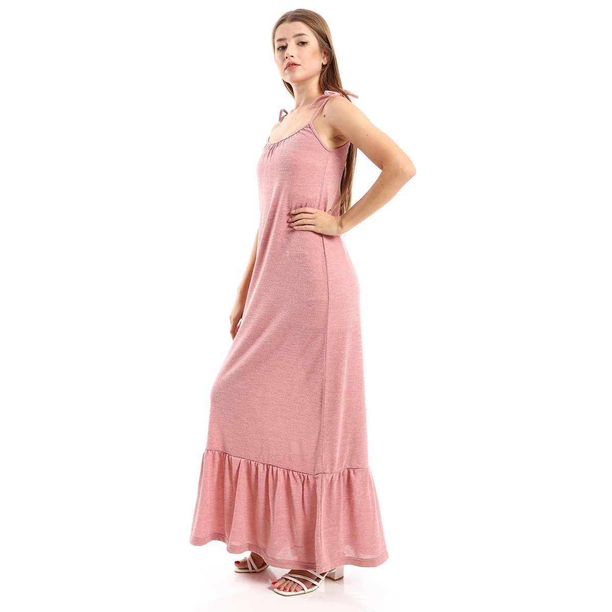 Dress Women's Casual Woven Collar Round Wide
