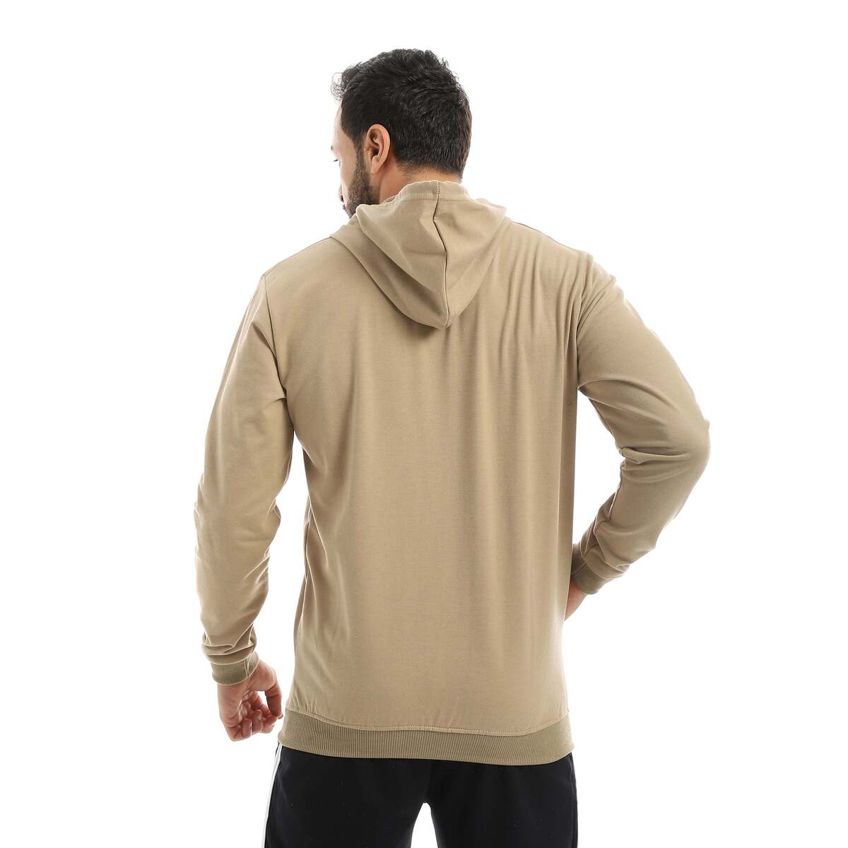 Sweatshirt Shirt Men's Zip Cover Head Fabric Cotton Comfortable
