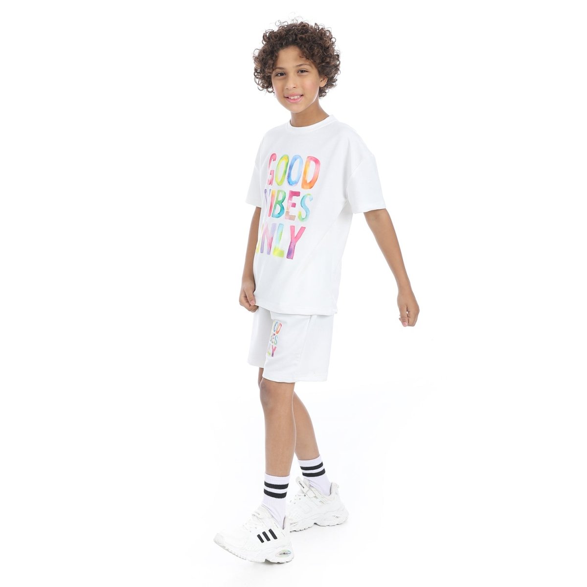 Set Pajamas Kids Summer Printed Unique From Front Unisex