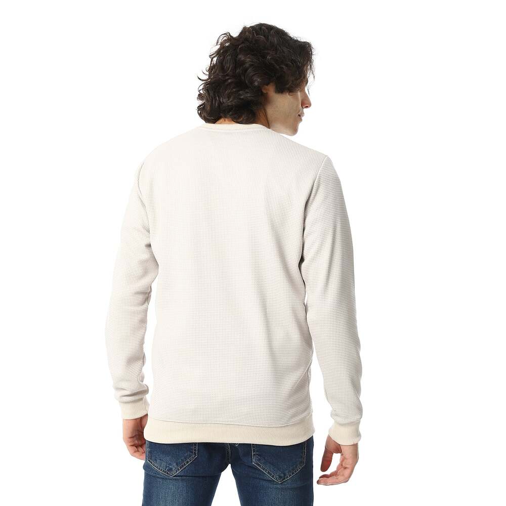 Blazer Winter Men's Woven Neck Round Cotton 100