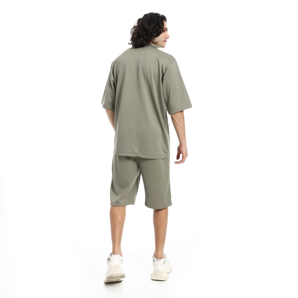 Set Shirt Shorts Patterned