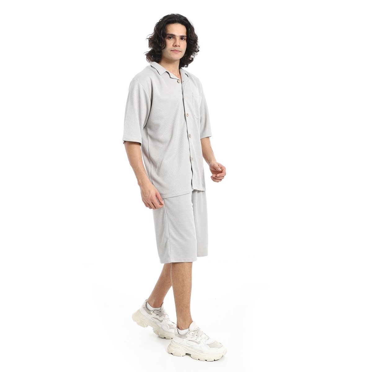 Set Shirt Shorts Patterned