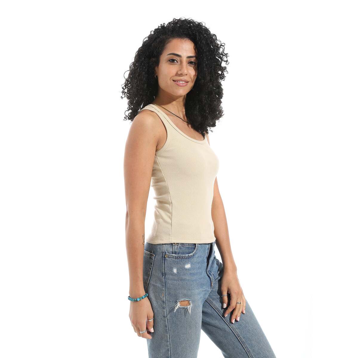Blouse Women's From Cotton Lycra Without