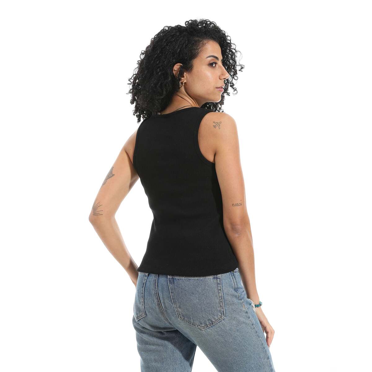 Blouse Women's From Cotton Lycra Without
