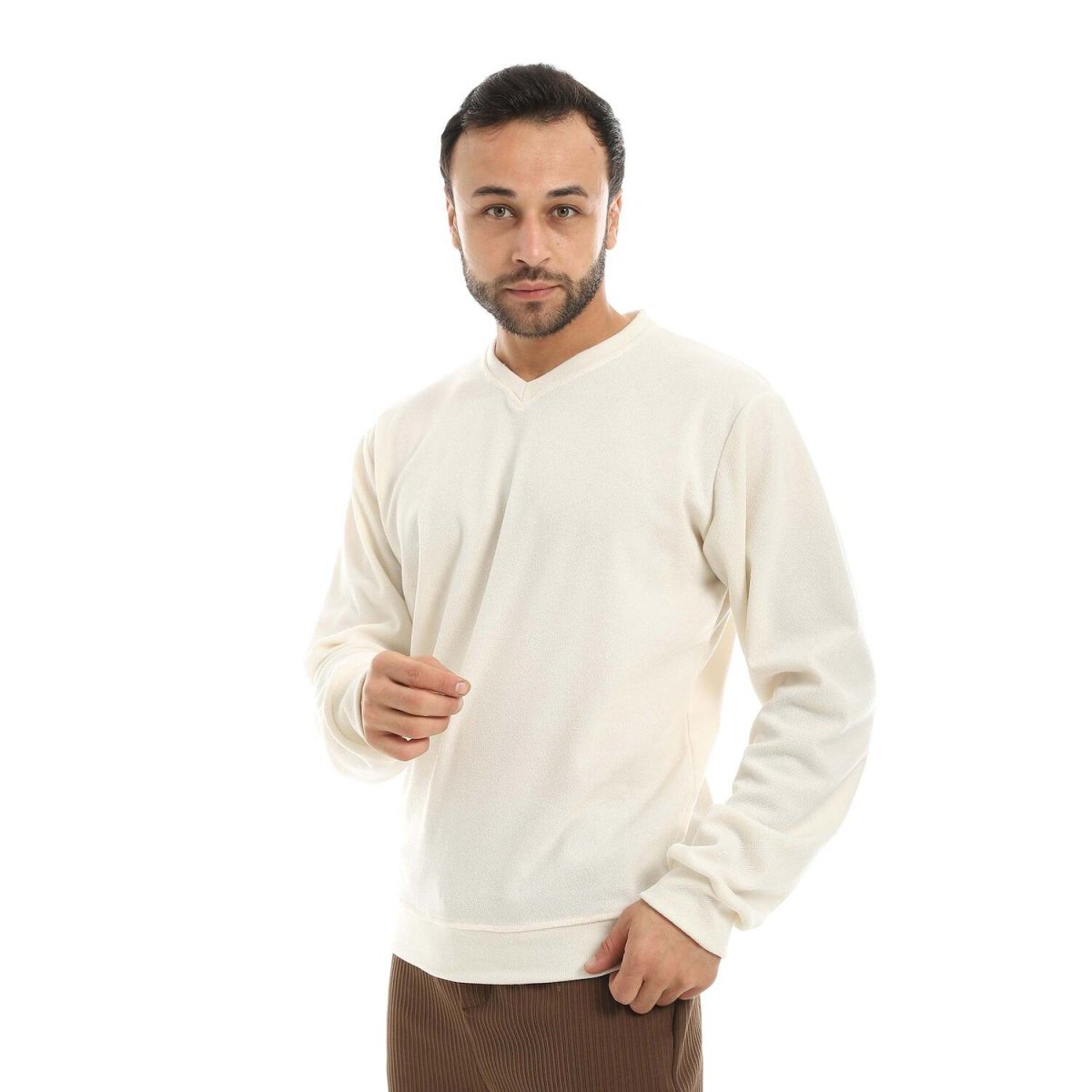 Pajamas Neckline In Pants Cotton Comfortable Without Collar