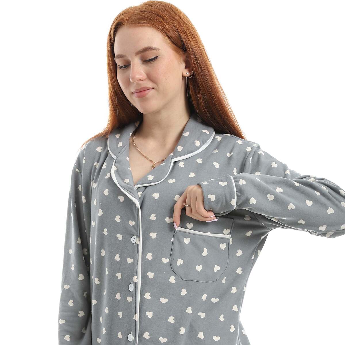 Pajamas Printed Heart Cotton Comfortable
