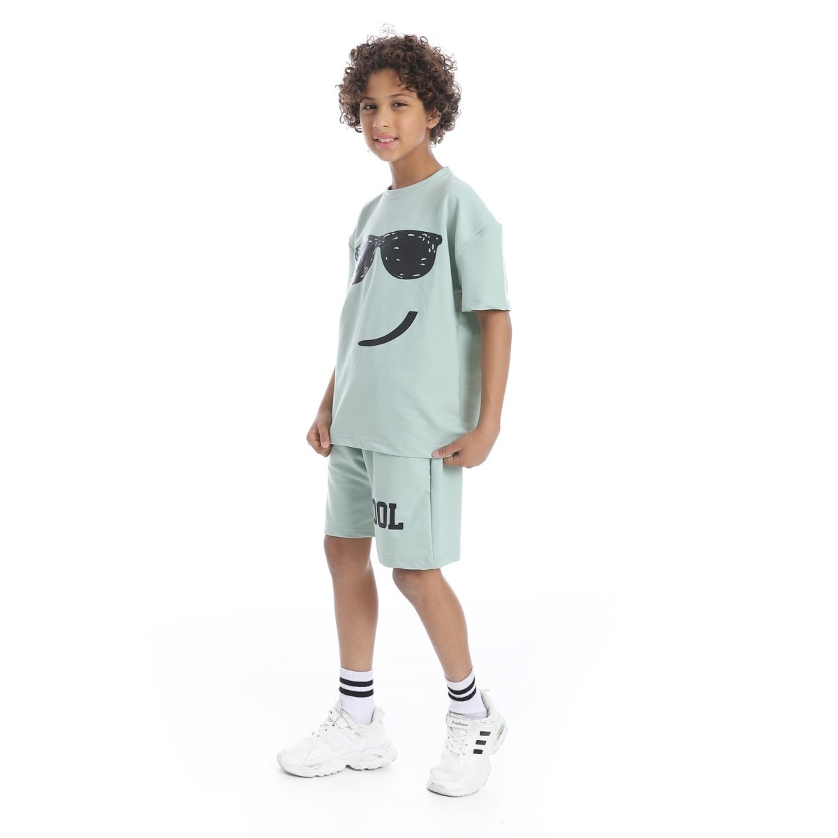 Set Pajamas Children Summer Printed From Unisex