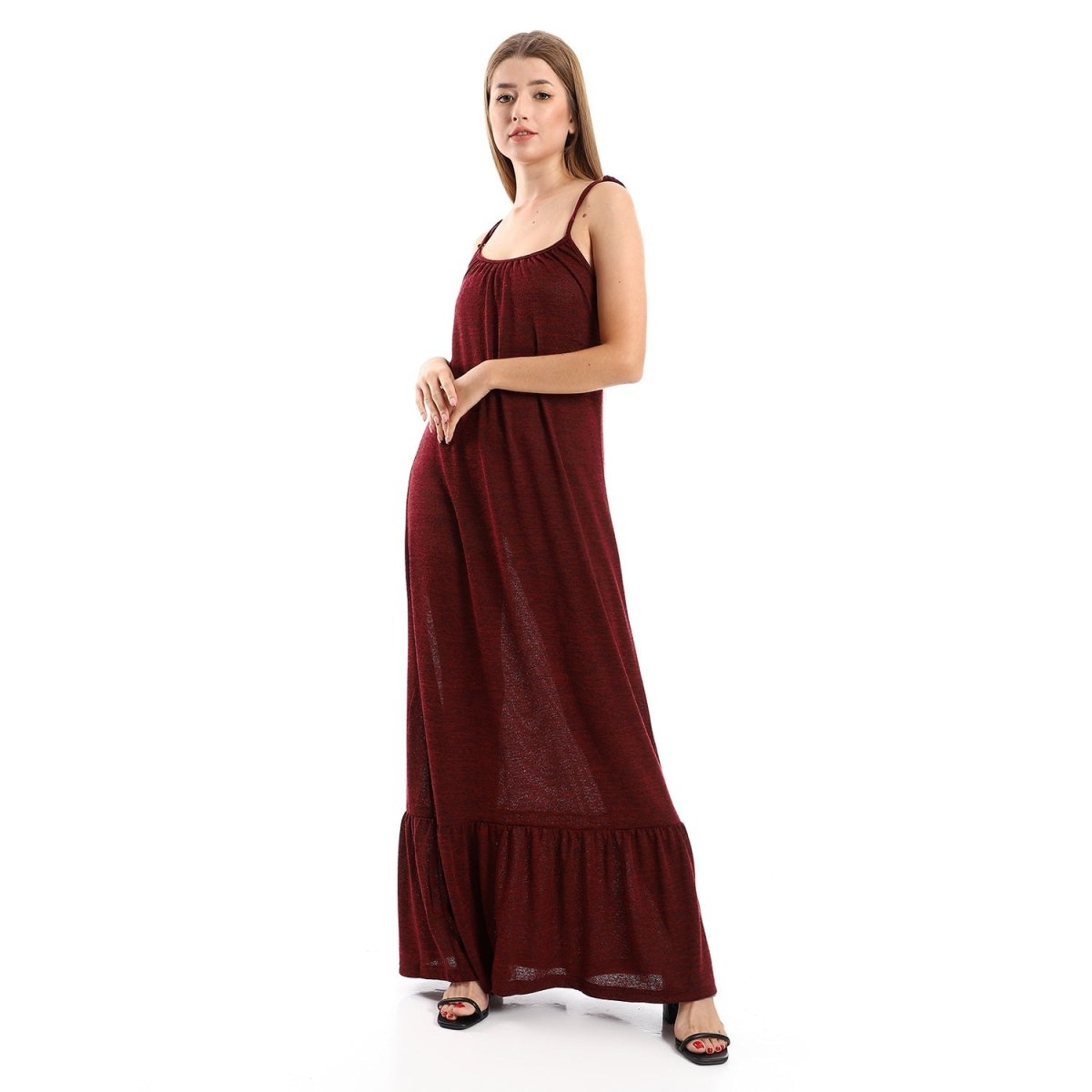Dress Women's Casual Woven Collar Round Wide