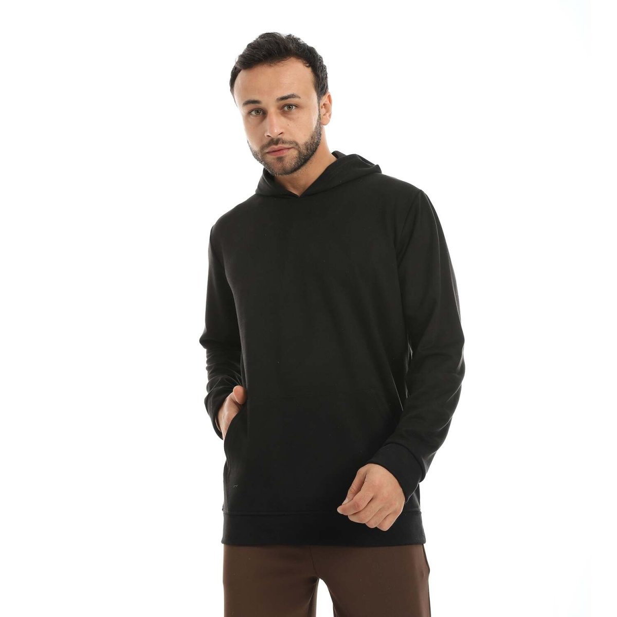 Sweatshirt Shirt Velvet With Cover Head For Men