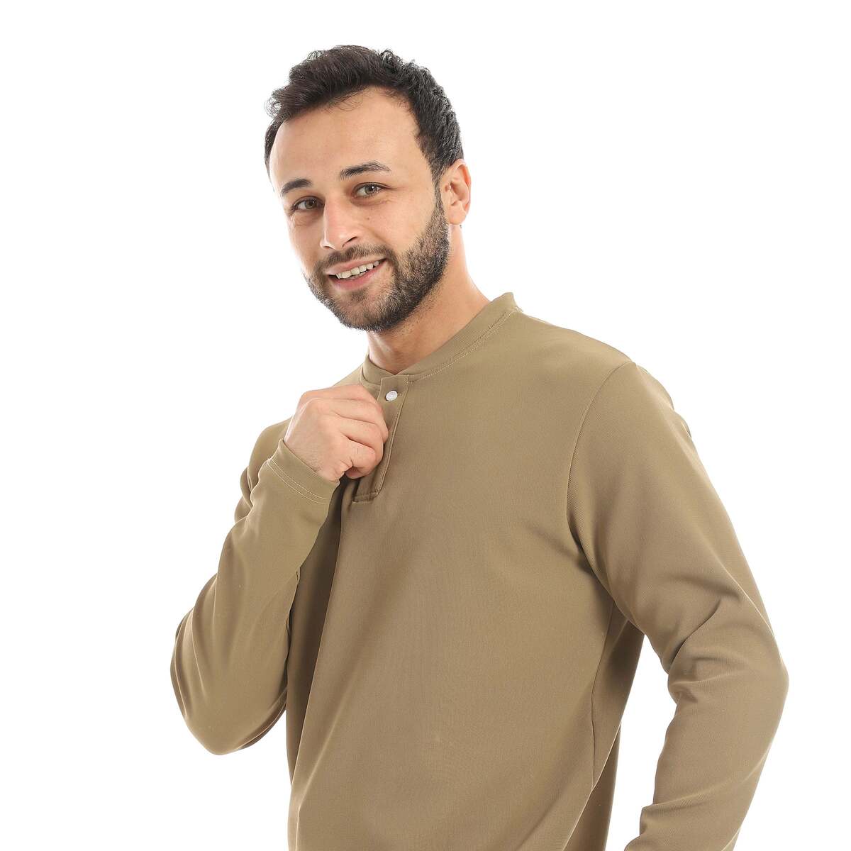 Sweatshirt Shirt Kady Panda Buttons For Men