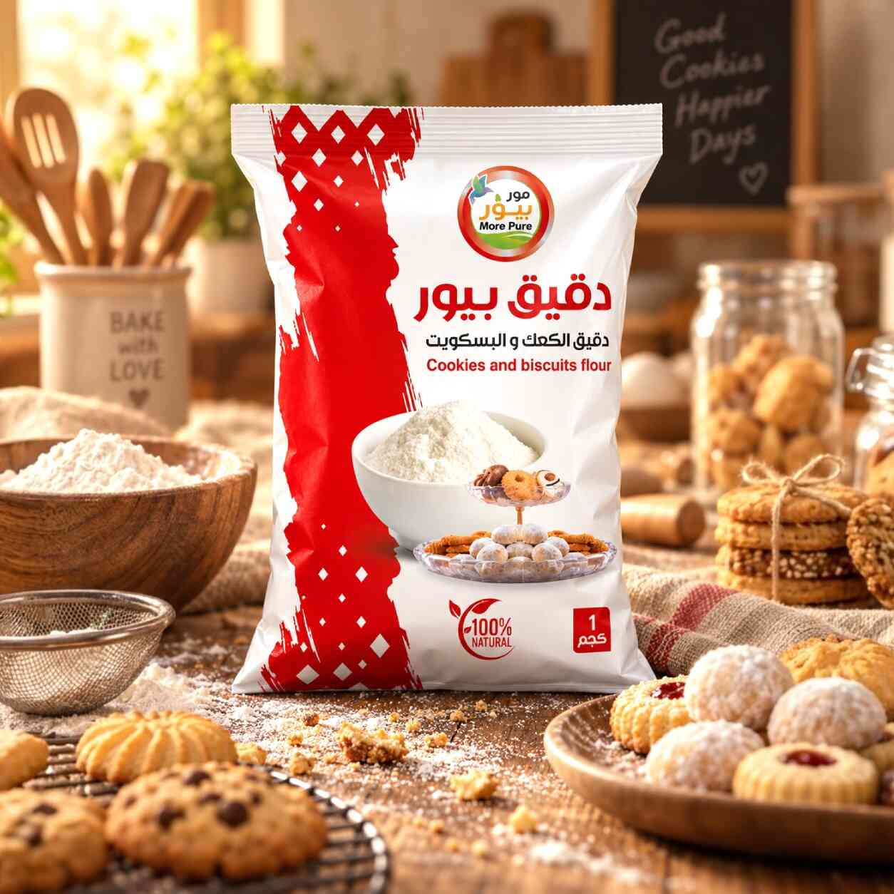 دقيق كعك وبسكويت 1 كجم