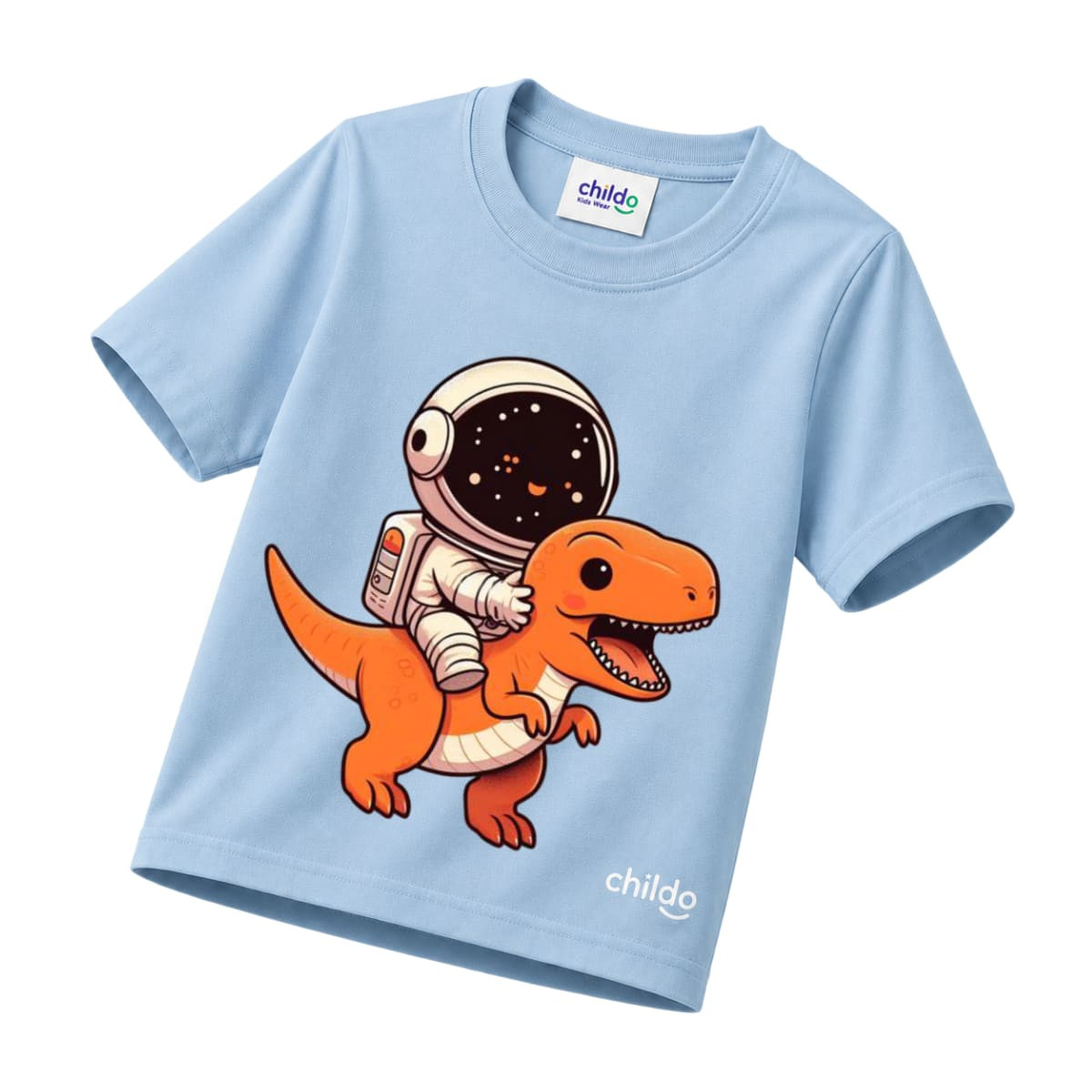 T-Shirt Summer Boys Dino Space