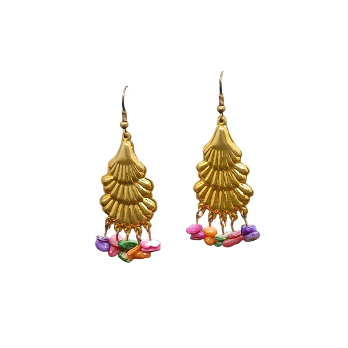 Earrings Hook Copper Pure With Stones