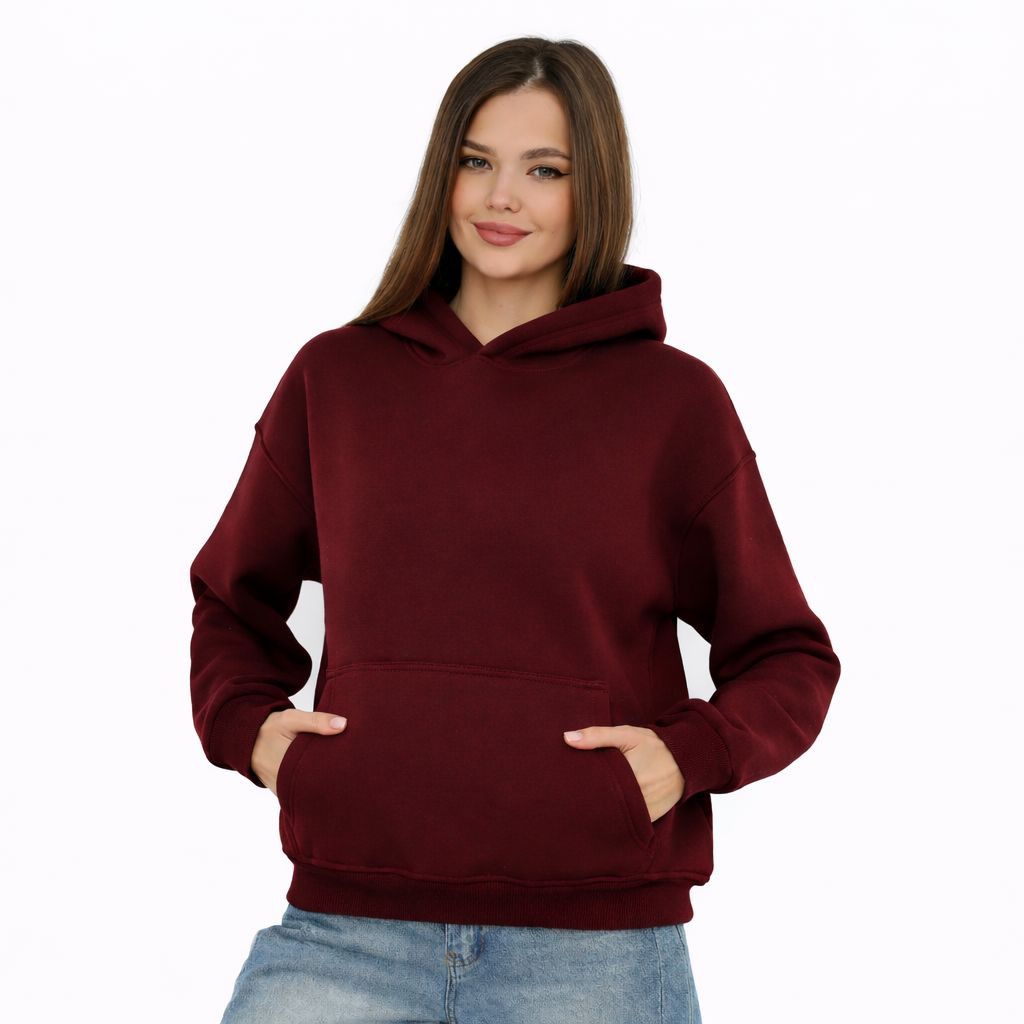 Hoodie Milton Plain Cotton Egyptian Comfortable 100 Colors Multi
