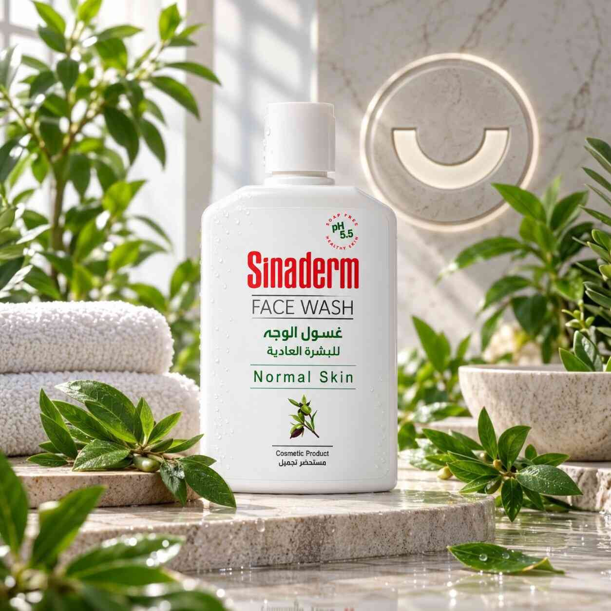غسول للوجه للبشرة العادية من Sinaderm