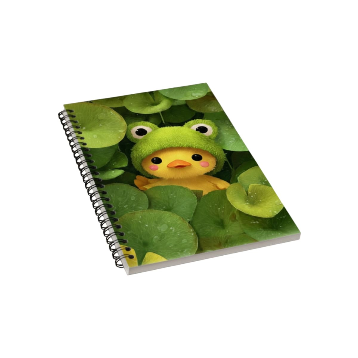 Note Book Cute Duck Covered Reinforced And Prints Elegant