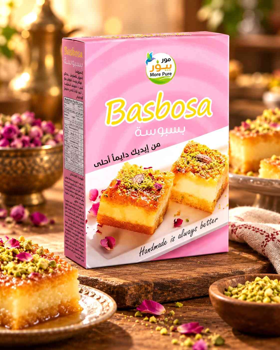 بسبوسة بجوز الهند 400 جم عبوة كرتون
