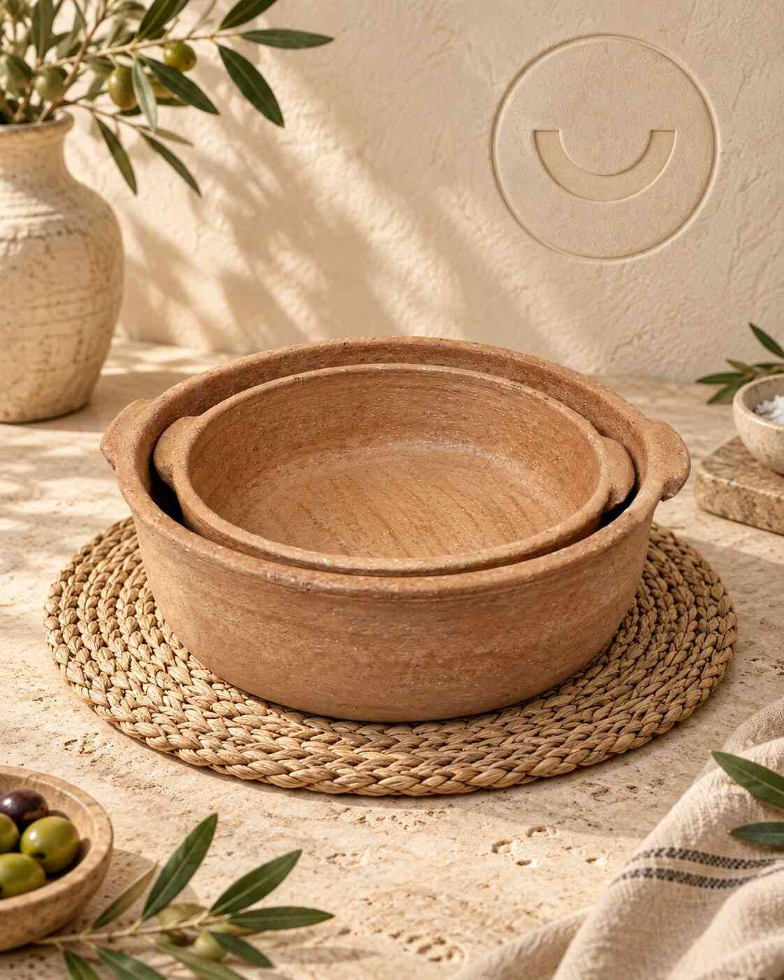 حلة فخار بدون غطاء