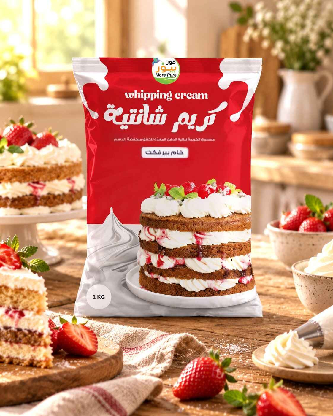 كريم شانتيه خام بيرفكت كيس 1 كجم