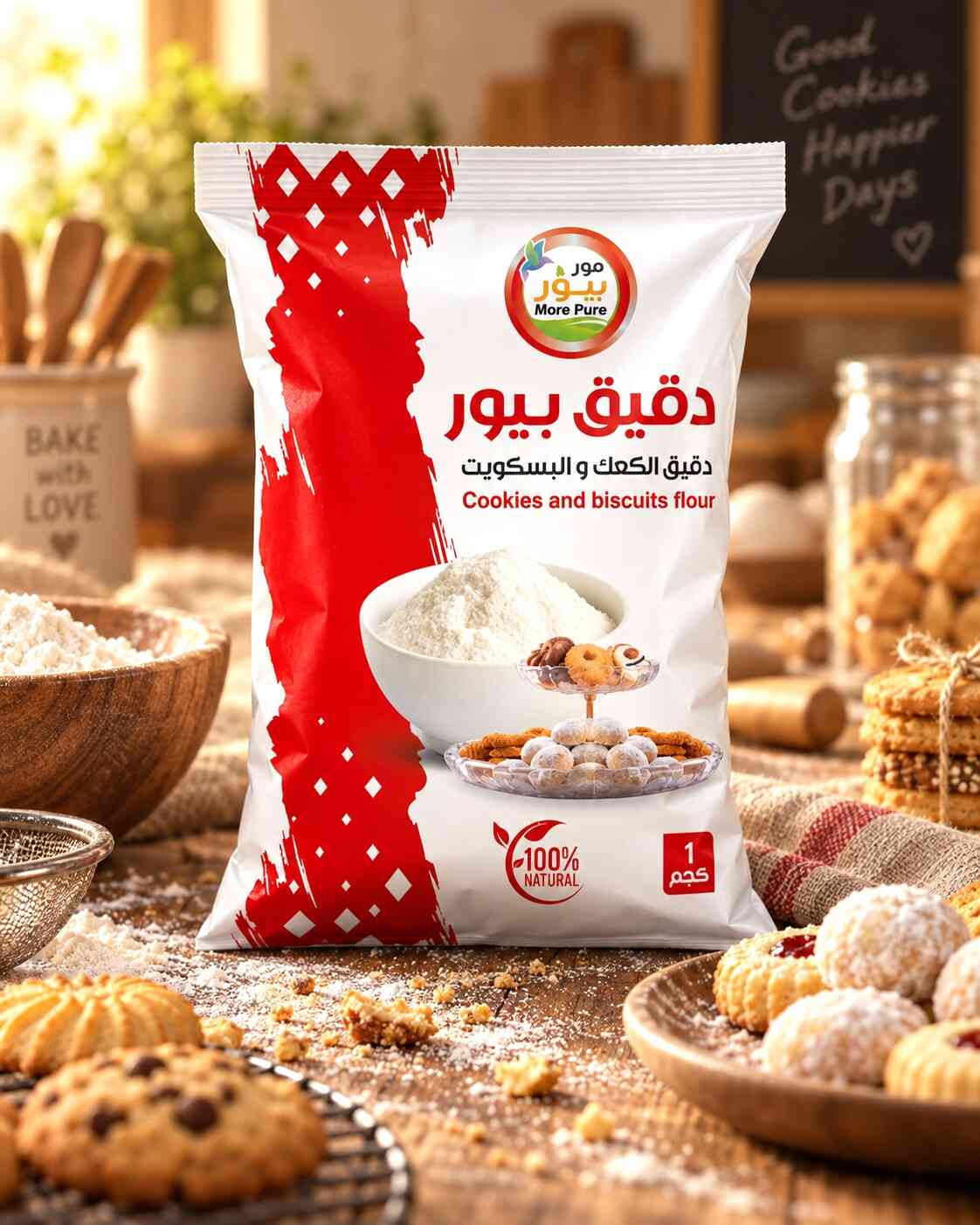 دقيق كعك وبسكويت 1 كجم