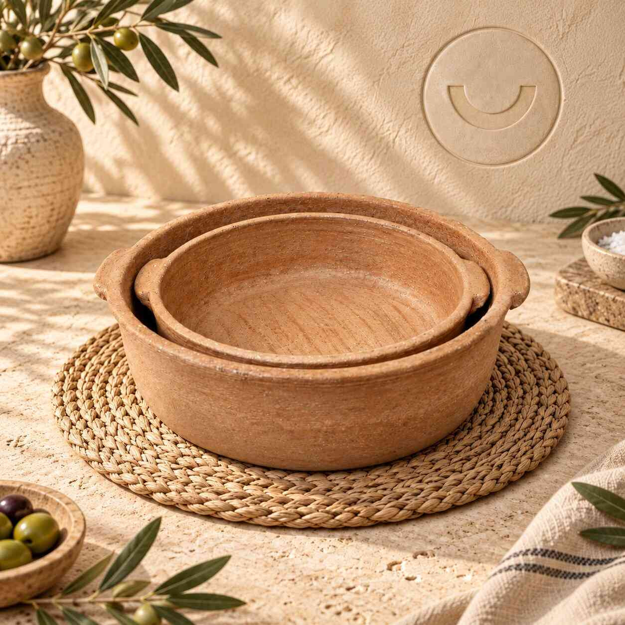 حلة فخار بدون غطاء