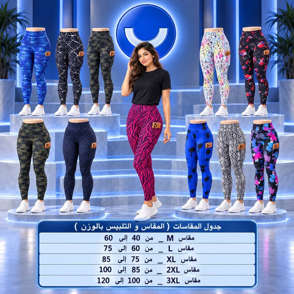 ليجن مطبوع بجيب من ومنز وير