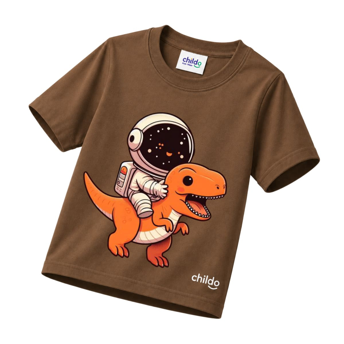T-Shirt Summer Boys Dino Space